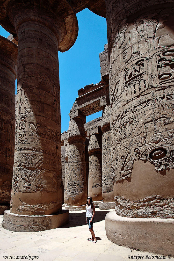 Karnak tamle, Egipt, Anatoly Beloshchin