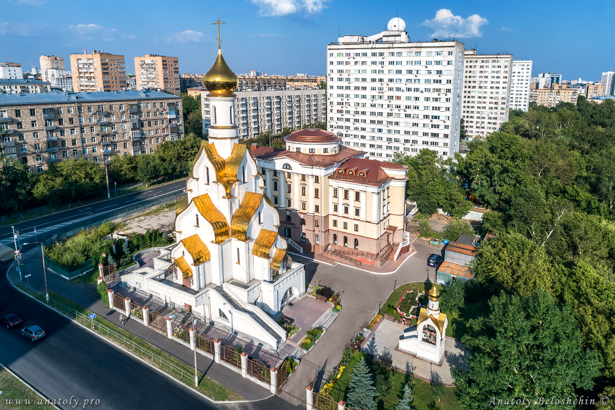 Церковь Александра Невского в Кожухове; Moscow, Anatoly Beloshchin