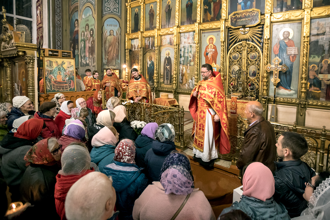 Святая Пасха Христова,  Храм Пресвятой Троицы, г. Озёры