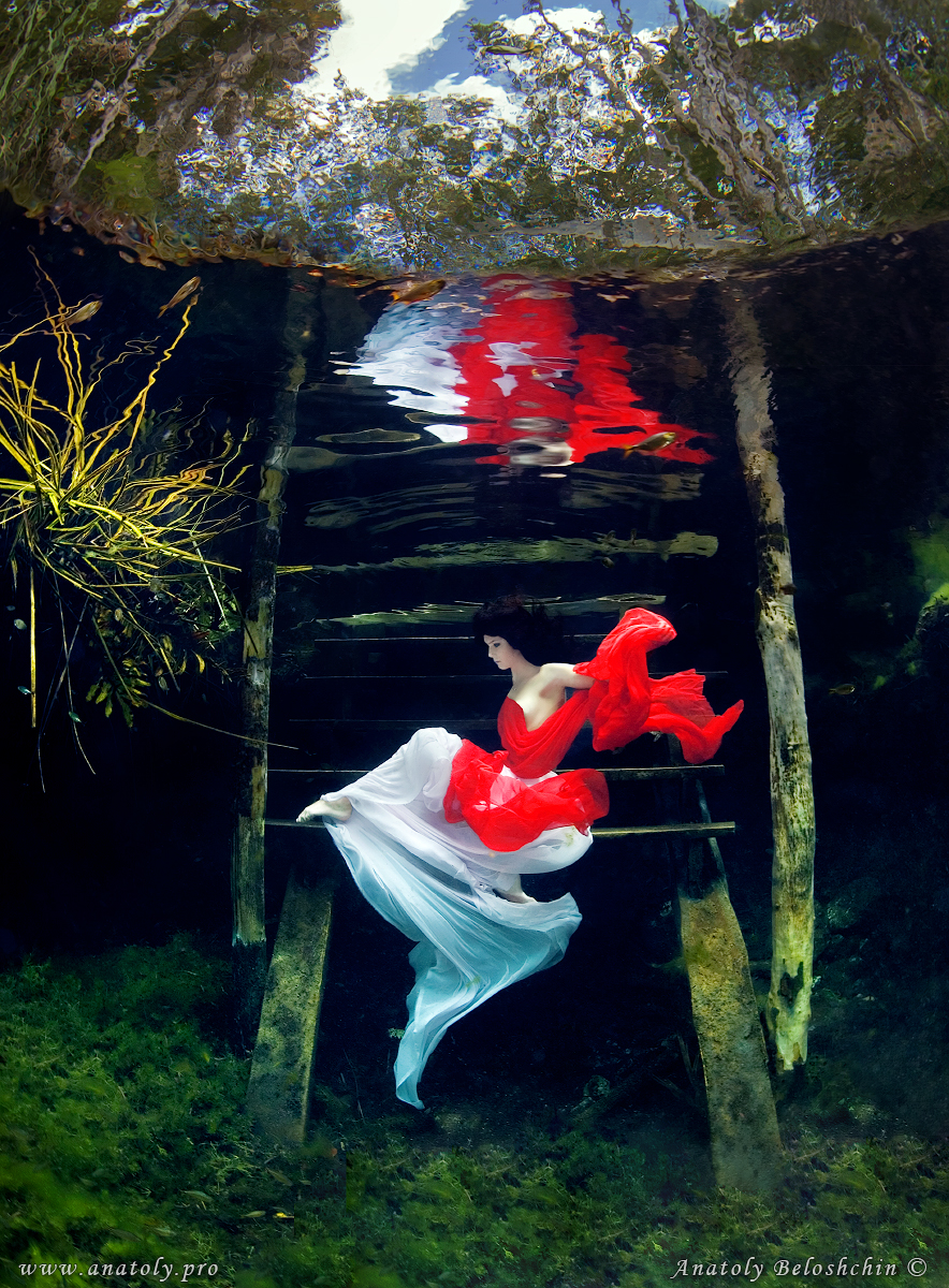Cenote Cristal, model, Anatoly Beloshchin, Mexico, Tulum, Анатолий Белощин