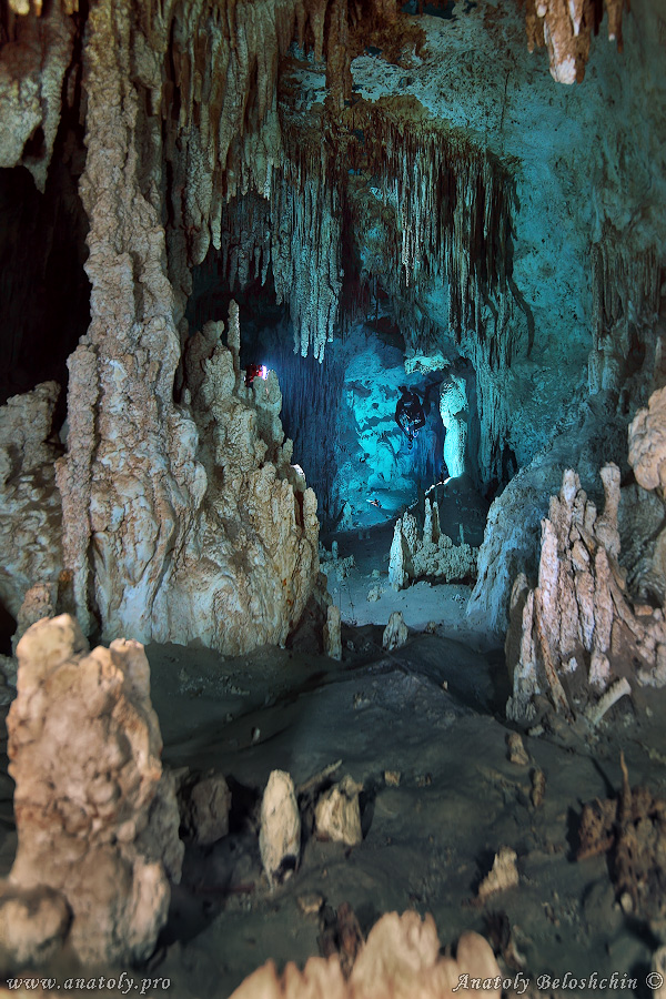 Chan Hole, Cave, Mexico, Anatoly Beloshchin, Анатолий Белощин 